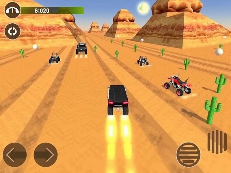 Desert Racer Elite Gameplay Screenshot